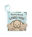 Jellycat Bashful Bunny Loves You Book 5x16x15cm