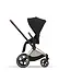 Cybex Priam Pram 2022 Rose Gold Chassis+Seat Pack Sepia Black