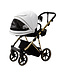 Bambini GENEVA Modern Pram - White/Gold