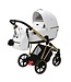 Bambini GENEVA Modern Pram - White/Gold