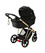 Bambini GENEVA Modern Pram - Black/Gold