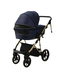 Bambini GENEVA Modern Pram - Blue/Gold