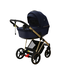 Bambini GENEVA Modern Pram - Blue/Gold