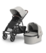 Uppababy VISTA V3 With Bassinet - Pearl Grey Jacquard/Carbon (Savannah) + Bonus Gift Value $64.95