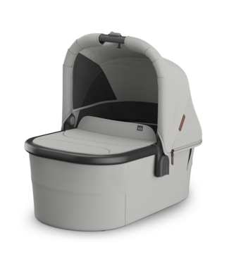 Uppababy V3 Bassinet - Pearl Grey Jacquard/Carbon Melange / Black (Savannah)