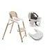 Bugaboo Giraffe High Chair Complete - (Neutral wood/white Chair + Baby Set White + Tray White) + Bonus Gift Value $79.95