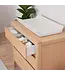 BabyRest Amara Chest 3 Drawer - Beech