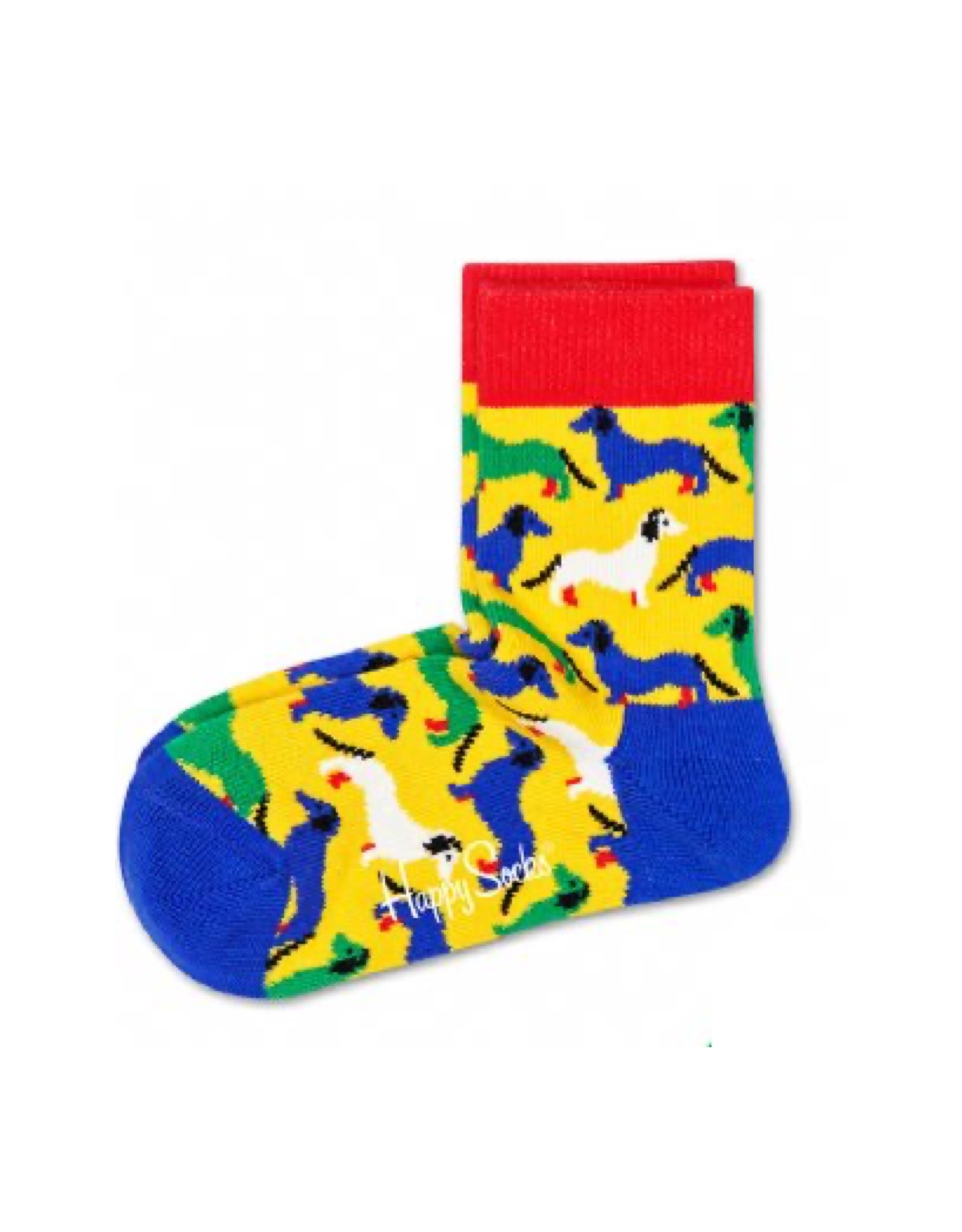 white dog socks