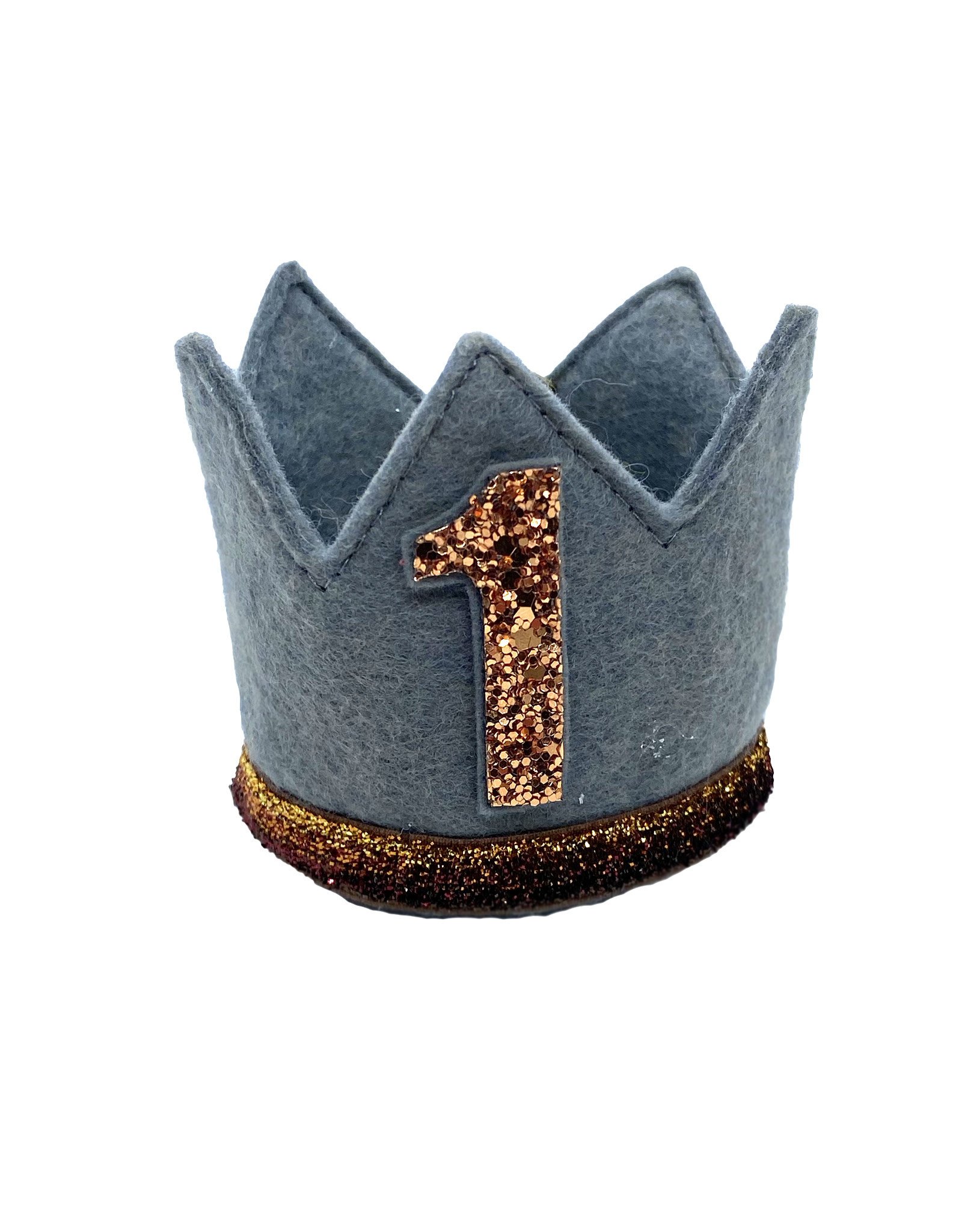 Little Blue Olive Birthday Crown Copper/Gray 1