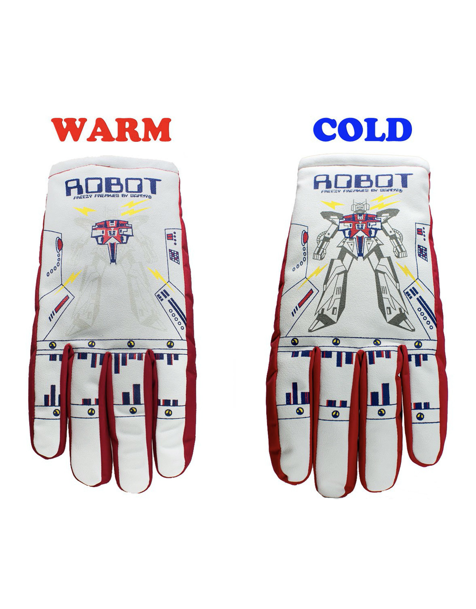 Freezy Freakies Robot Color Changing Gloves - Small