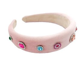 Bari Lynn Light Pink Jewel Headband
