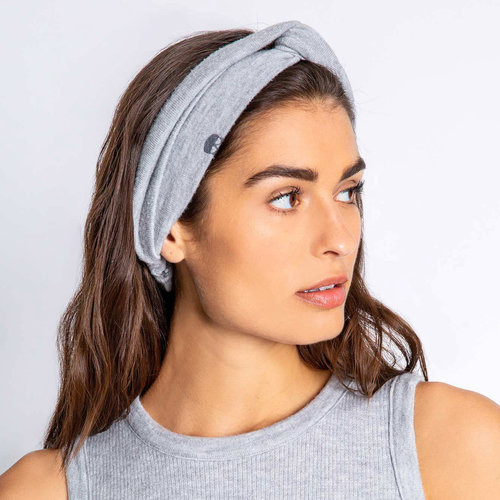 PJ Salvage Heather Grey Skull Headband PJ Salvage Heather Grey Skull Headband