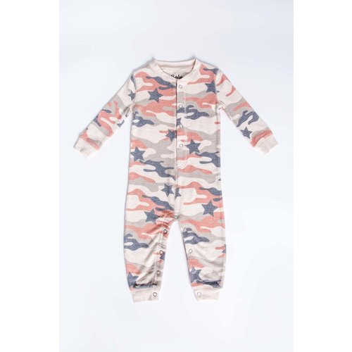 PJ Salvage Camo Star Baby Onsie PJ Salvage Camo Star Baby Onsie