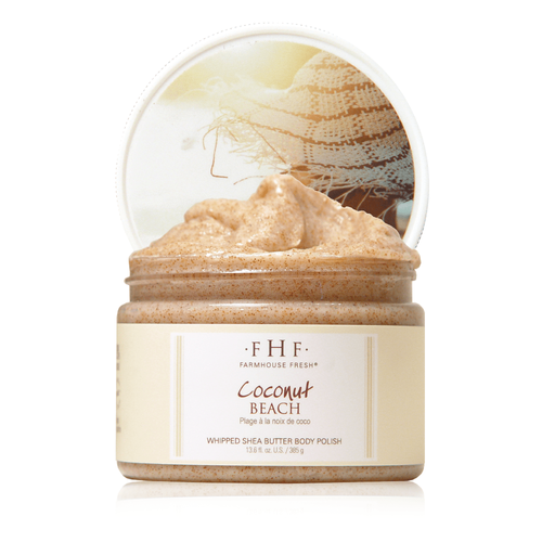 Farmhouse Fresh Coconut Beach Shea Sugar Scrub Farmhouse Fresh Coconut Beach Shea Sugar Scrub