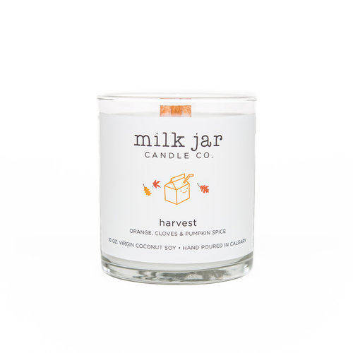 Milk Jar Harvest - Orange, clove, & pumpkin spice Milk Jar Harvest - Orange, clove, & pumpkin spice
