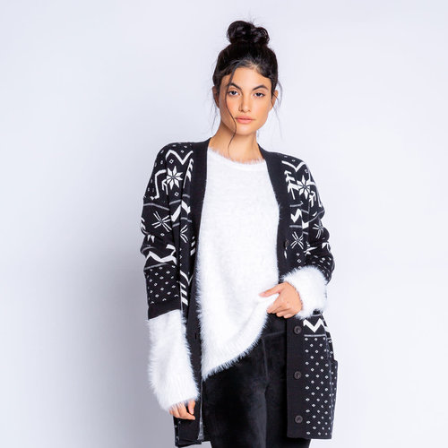 PJ Salvage Alpine Nights Fair Isle Cardigan PJ Salvage Alpine Nights Fair Isle Cardigan