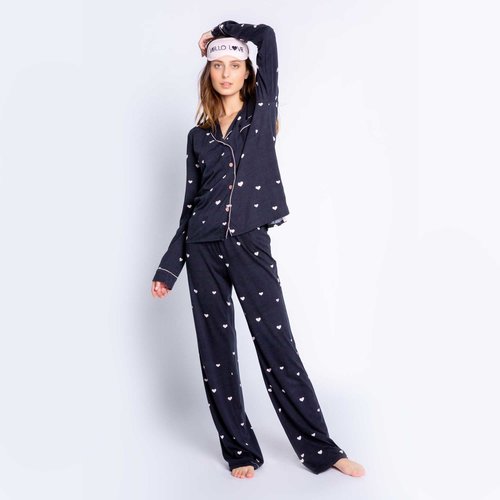 PJ Salvage Love & Dogs Heart PJ Set w/Mask PJ Salvage Love & Dogs Heart PJ Set w/Mask