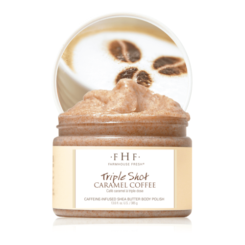 Farmhouse Fresh Triple Shot Caramel Coffee Shea Sugar Scrub Farmhouse Fresh Triple Shot Caramel Coffee Shea Sugar Scrub