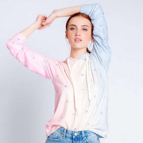 PJ Salvage Peachy Party Stars Hoody PJ Salvage Peachy Party Stars Hoody