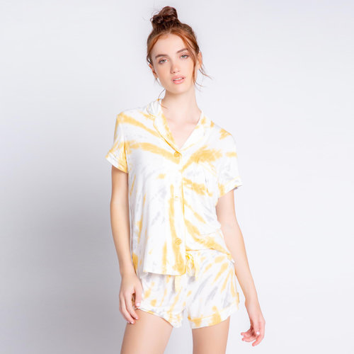 PJ Salvage Modal Sunburst Tie Dye PJ Set PJ Salvage Modal Sunburst Tie Dye PJ Set
