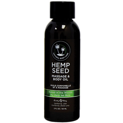 NAKED IN THE WOODS HEMP MASSAGE OIL