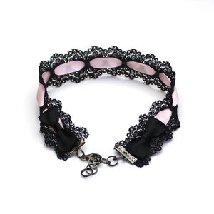 CHANTILLY BOWTYE -Black/Pink