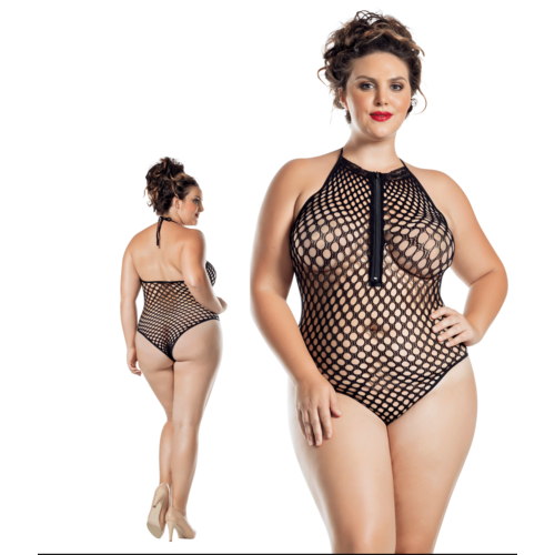 ZIP-UP NET BODYSUIT ZIP-UP NET BODYSUIT