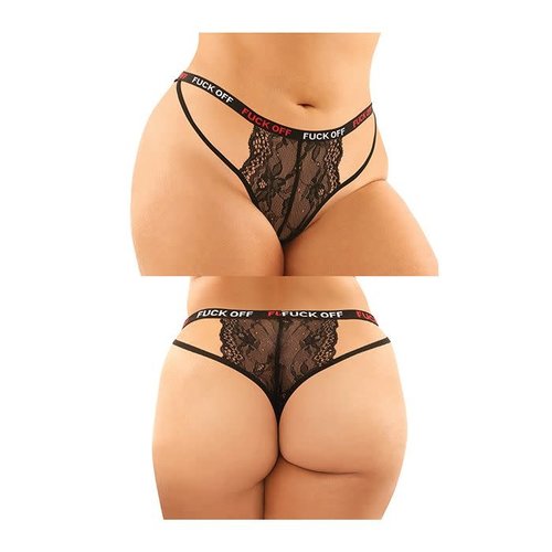 FUCK OFF PANTY & THONG x 2 pieces FUCK OFF PANTY & THONG x 2 pieces
