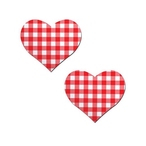 GINGHAM HEART - Red O/S GINGHAM HEART - Red O/S