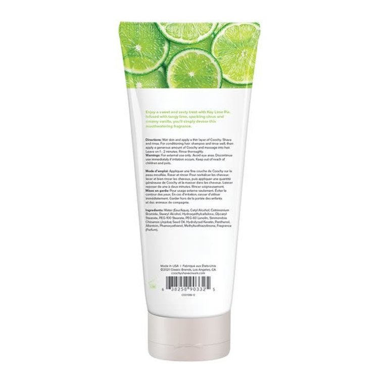 SILKY SHAVE CREAM KEY LIME 7.2oz