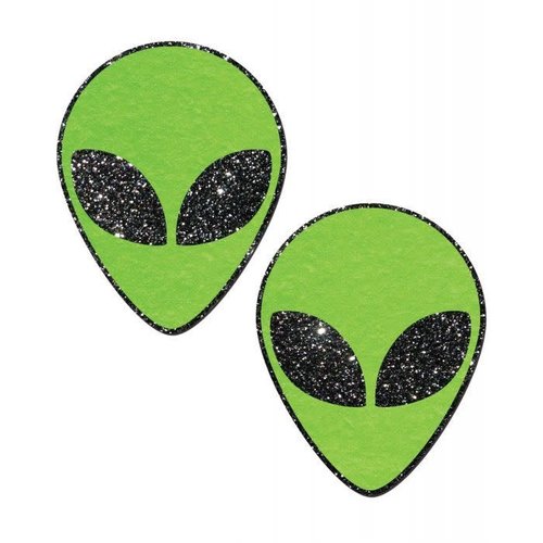 ALIEN GLITTER PASTIES -Green ALIEN GLITTER PASTIES -Green