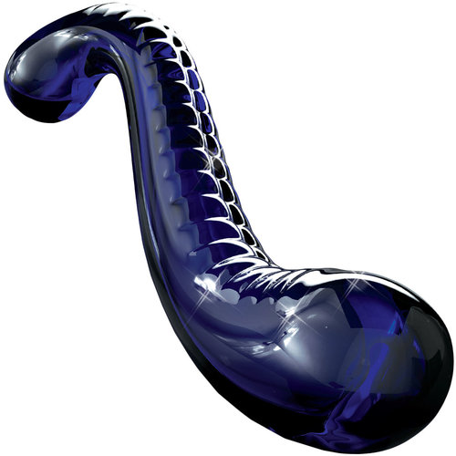 RIPPLED WAVE GLASS DILDO RIPPLED WAVE GLASS DILDO