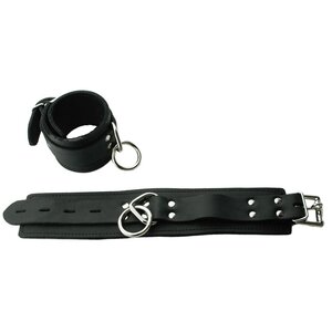LEATHER LINED LOCKING ANKLE RESTRAINTS