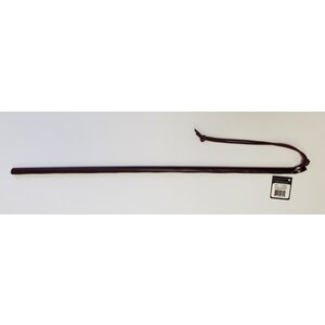 LEATHER WRAPPED CANE -Burgundy