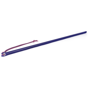 LEATHER WRAPPED CANE -Purple