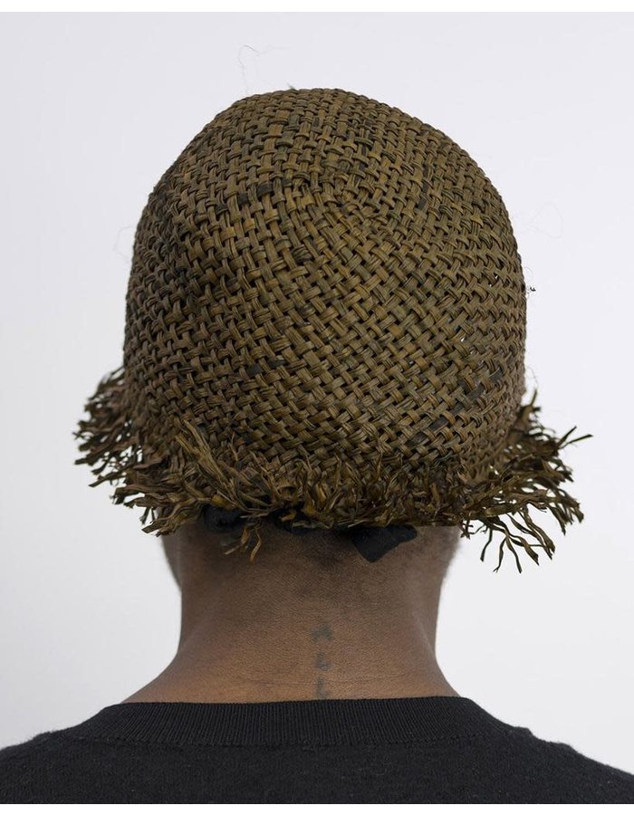 ISABEL BENENATO CANVAS HAT - SOIL