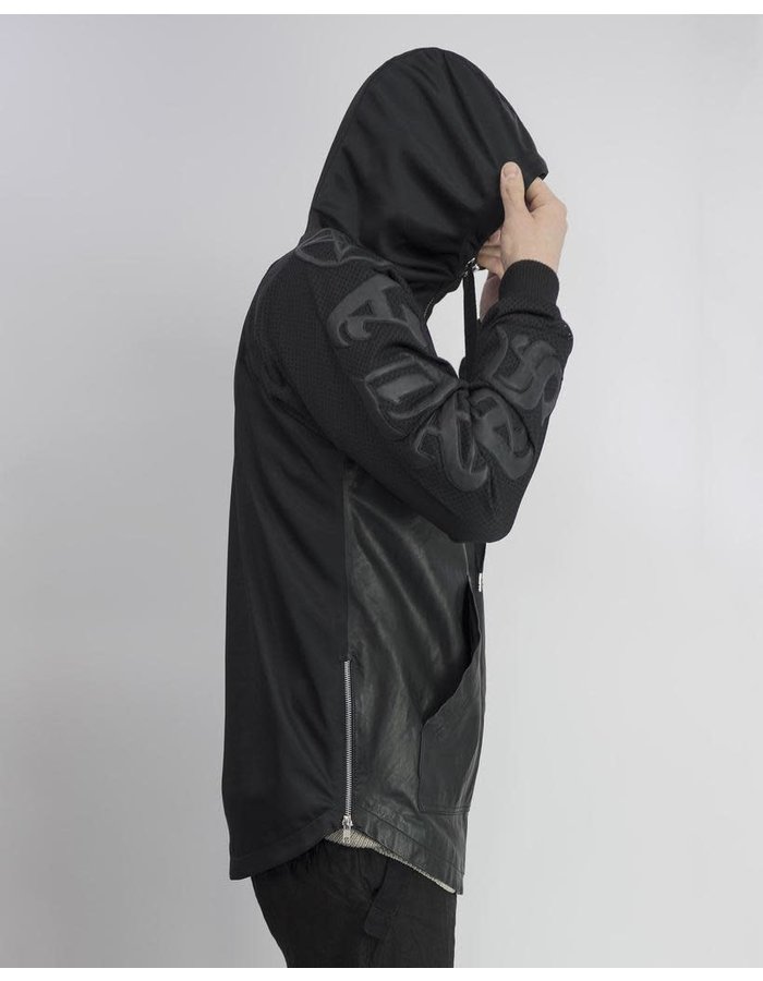 SKINGRAFT SANTA SANGRE HOODY LEATHER