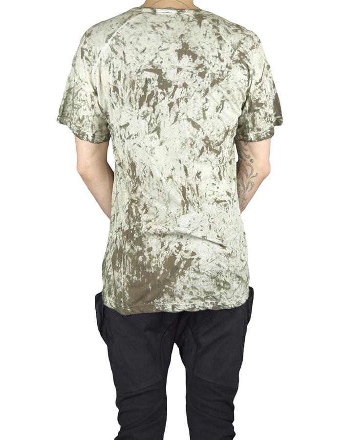 HAMCUS HAMCUS FITTED TEE - MOSS