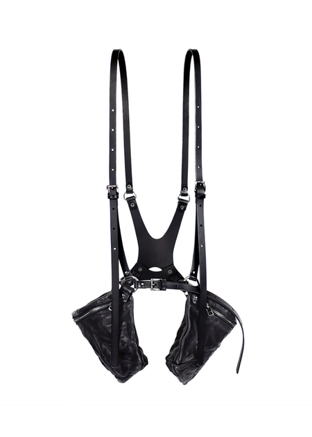 Mika Leather Double Pouch Harness by TEO + NG