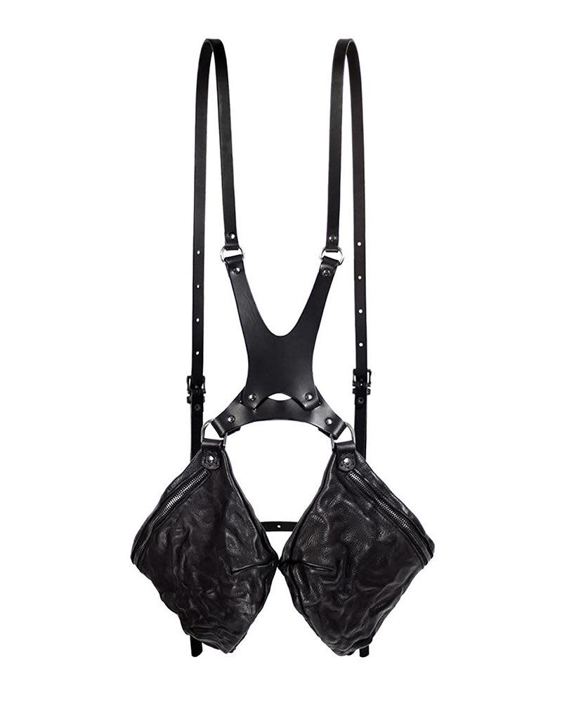 Mika Leather Double Pouch Harness by TEO + NG