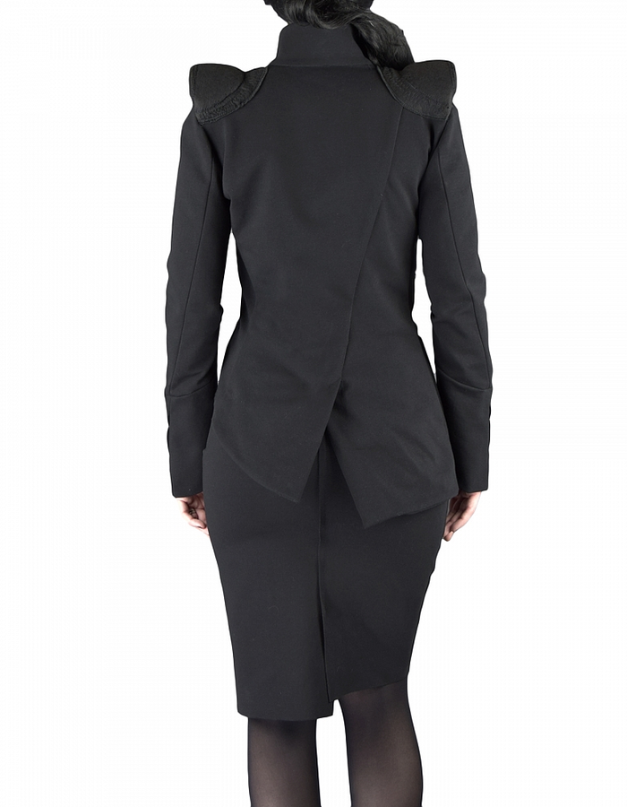 NOSTRA SANTISSIMA PADDED SHOULDER JACKET