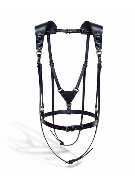 TEO + NG TSEO LEATHER HARNESS / ANTIQUE SILVER