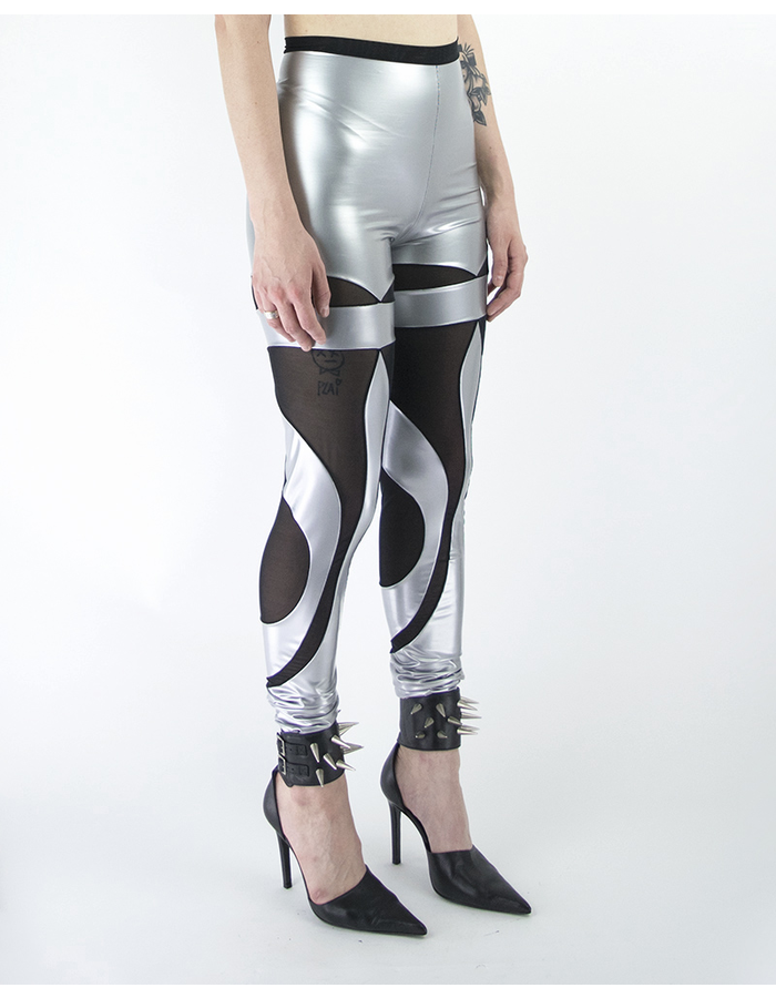 PHOENIX LEGGINGS SILVER Untitled NYC - Shop