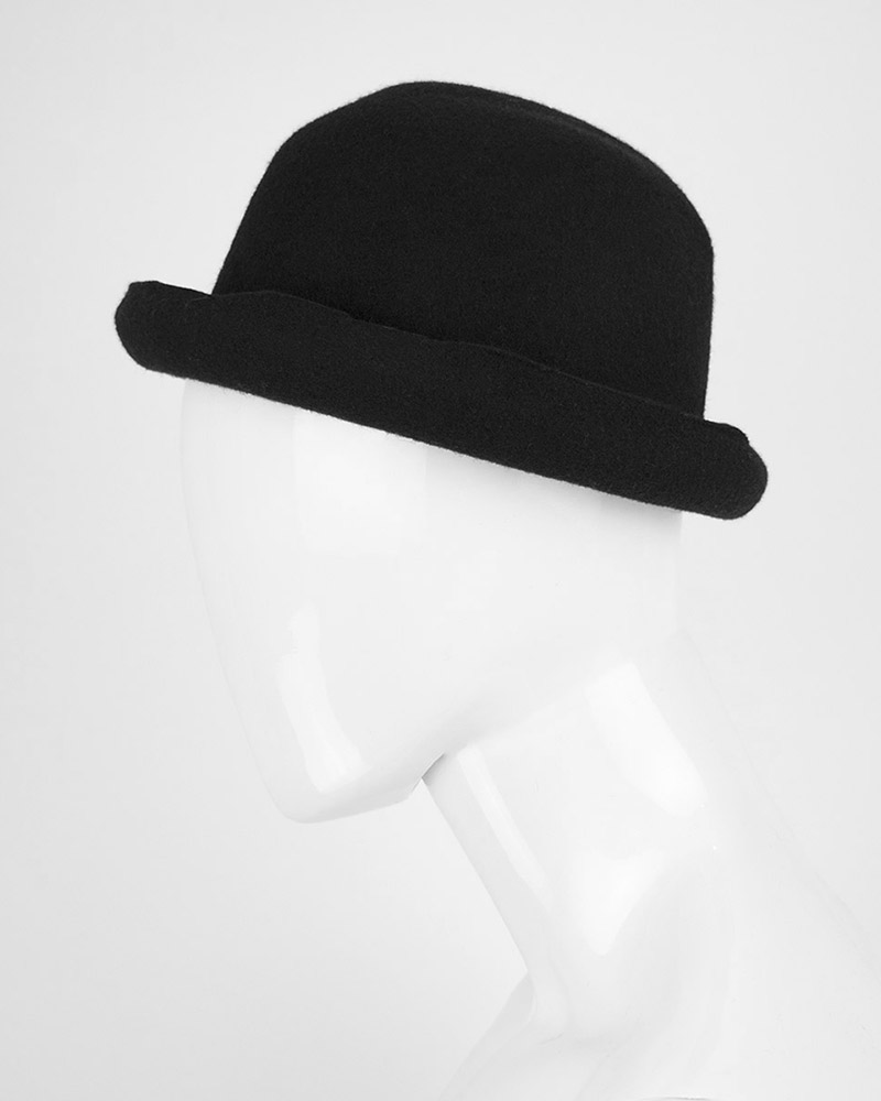 WOOL BOWLER HAT