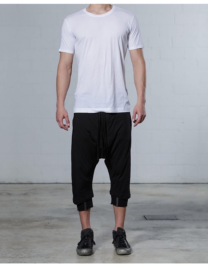 THOM KROM BACK TAPE TEE - WHITE