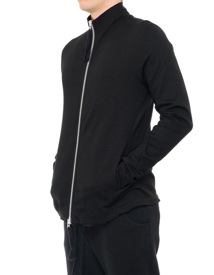 THOM KROM HIGH NECK ZIPPER JACKET - BLACK