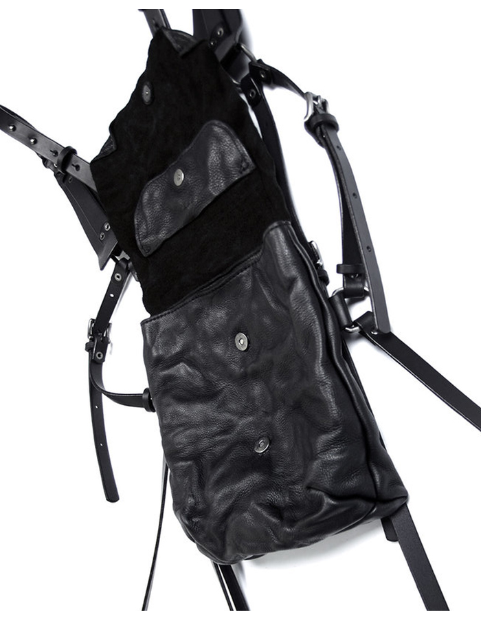 TEO + NG KIMIO LEATHER HARNESS BACKPACK