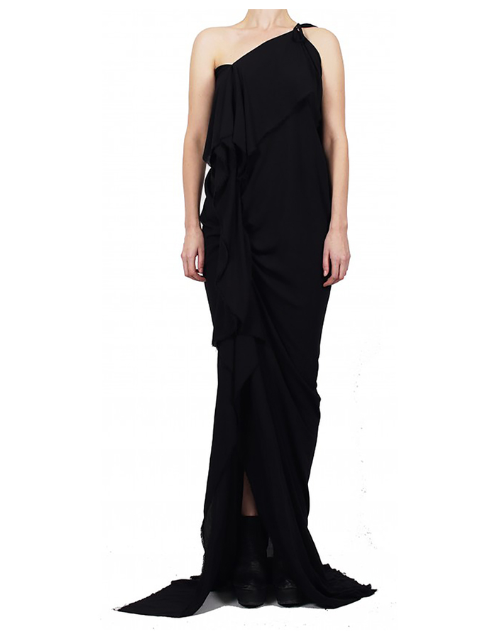 DAVIDS ROAD RUCHED MAXI DRESS