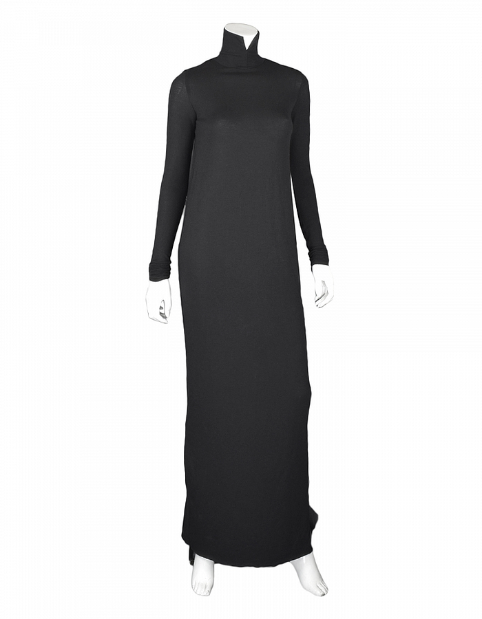 DAVIDS ROAD MAXI TURTLE NECK DRESS