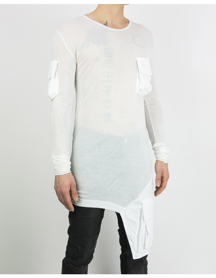 ARMY OF ME MULTI POCKETED JERSEY T - WHITE